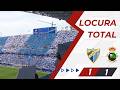 ¡LOCURA TOTAL en La Rosaleda! 😱 Málaga vs Santander 11 Coreografía BRUTAL y ambiente INFERNAL