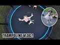 ❥ 825 - TRAMPOLINE ! QUI SAUTE LE + HAUT ???  Milababychou Vlog