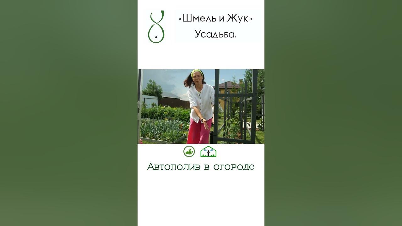 Автополив в огороде - YouTube