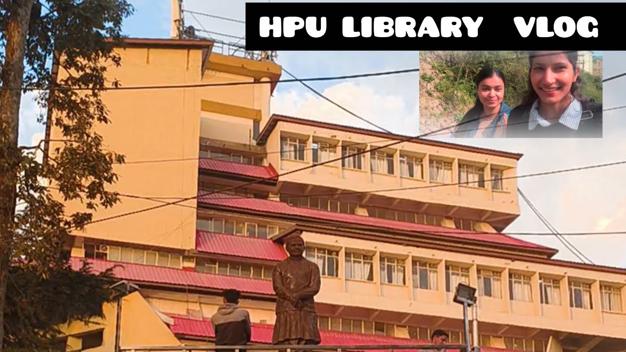 The Library Vlog! (Himachal Pradesh Uni)