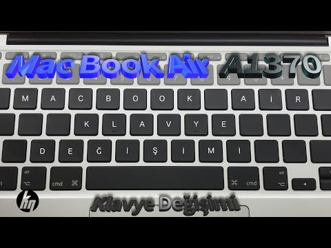 Macbook Air A1370 Klavye Değişimi