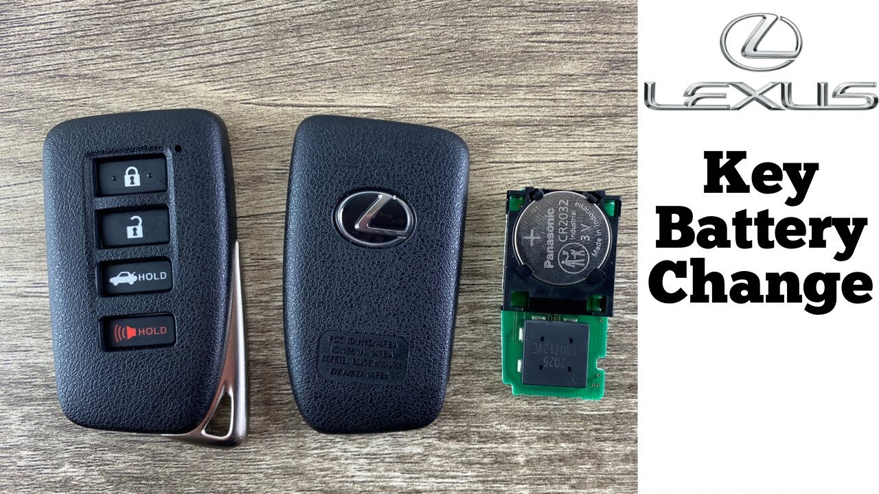 Lexus Smart Key Remote Fob Battery Change - How To Remove Replace GS 350, GS 450H, GS F Batteries
