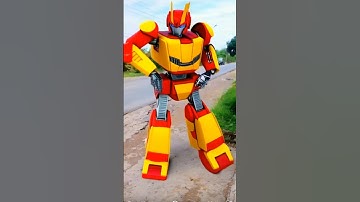 Amazing, truck turns into a transformer robot,#youtubeshorts ,#shortsvideo