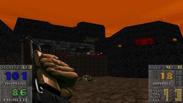 Doom 2 Hellebarde Level 1 UV Max with Beautiful Doom (Commentary)