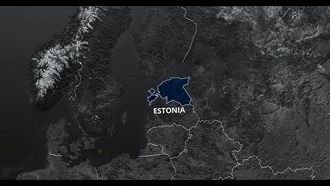 Estonia Map Blue Color 4K | Motion Graphics template - Envato elements