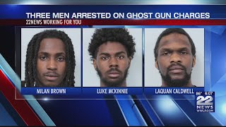 3 Springfield men arrested for possession of firearms, including ghost gun
