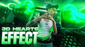 how to create 3D HEARTS EFFECT in After Effects