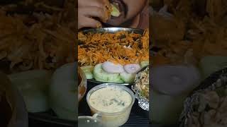 Chicken Biryani & Chicken fried rice        shorts chickenbiryani mukbang