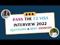 How to answer hard F2 visa Questions | Best answers only