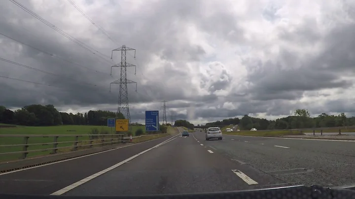 UK Motorways - M6 South - J43 A69 Carlisle, Hexham and Newcastle