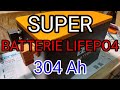 162  batterie lifepo4 304ah bms jk 200a