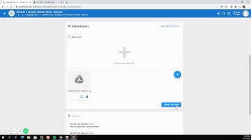 Submitting an Assignment from Google Drive