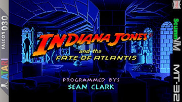 Atari ST Extra [021] Indiana Jones Fate of Atlantis DOS/CD Intro ScummVM CT60 Falcon Roland MT32