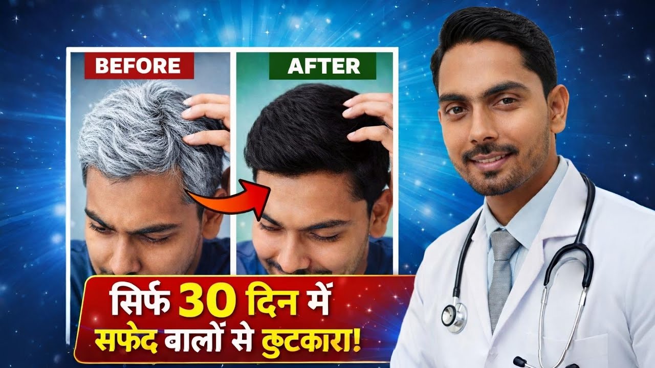 20 साल में सफेद बाल? कारण और इलाज और कैसे रोकें | Doctor Approved