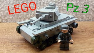 Лего танк Пз 3 | Lego Pz 3