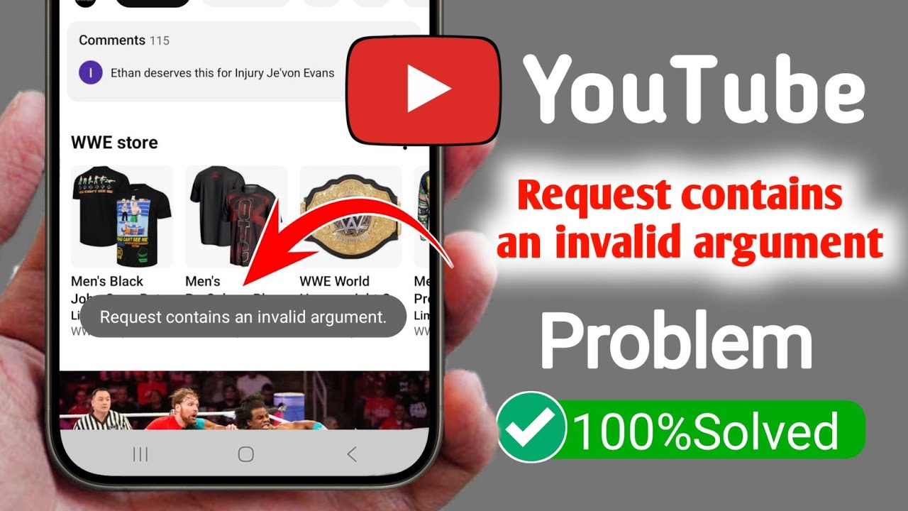 How To Fix YouTube Request contains an invalid argument Problem 2026 ...
