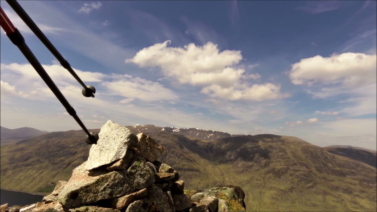 Hill Walking up Stob an Aonaich Mhoir June 2021