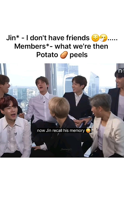 Jin* - Aku tidak punya teman 🤧.... anggota le* 💀💔.... #jin #bts #lucu #celana pendek
