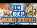 The role of business enterprise discussed 
