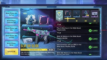 CODM How To Kill 15 Enemies with an SMG in the Slide Boost Palylist Matches Task Complete 💯✅.