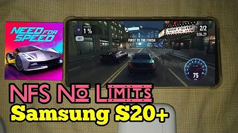 Samsung S20+ Need For Speed No Limits Game Test