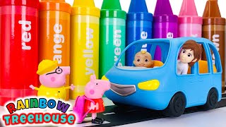 Peppa Pig &amp; Friends Have Fun with Crayon Surprises!