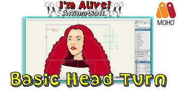 Head Rigging, Part 3 | Basic Head Turn (Mona) | Moho | Tutorial
