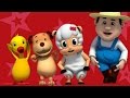 Head Shoulder Knees And Toes | 3D Baby Songs | Nursery Rhymes