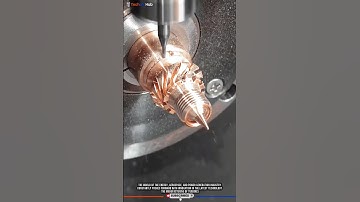 Innovation Technology 5-Axis CNC Milling Machine: High Precision Turbine Blade Forming #tech