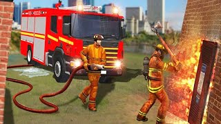 American City FireFighter Rescue Heroes - Fire Truck Rescues 3D - Android Gameplay #2