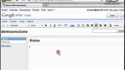 Hướng dẫn tạo trang web bằng Google Site bằng Video Clip   HỌC THIẾT KẾ WEB Ở HÀ NỘI HTVSITE COM   ĐÀO TẠO PHP & MySQL THEO NHU CẦU TUYỂN DỤNG HIỆN NAY