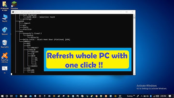 How to refresh whole PC with one click!! | Refreshing Trick | Make PC faster.