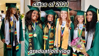 I GRADUATED HIGH SCHOOL!! | GRWM + Graduation Vlog  *Class of 2021* | LexiVee