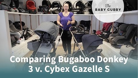 Comparing the Bugaboo Donkey 3 v. Cybex Gazelle S | The Baby Cubby