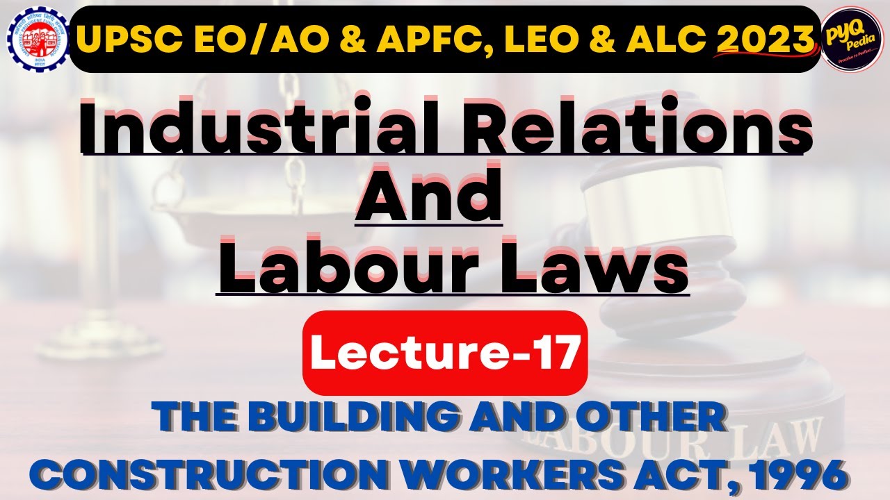Upsc epfo i alc leo i apfc 2023 i the building and other construction
