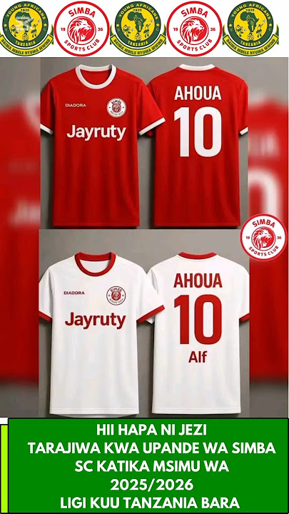 JEZI TARAJIWA ZA SIMBA SC MSIMU UJAO #yangascmedia #simbasctanzania #nbcpremierleague #yangaleo