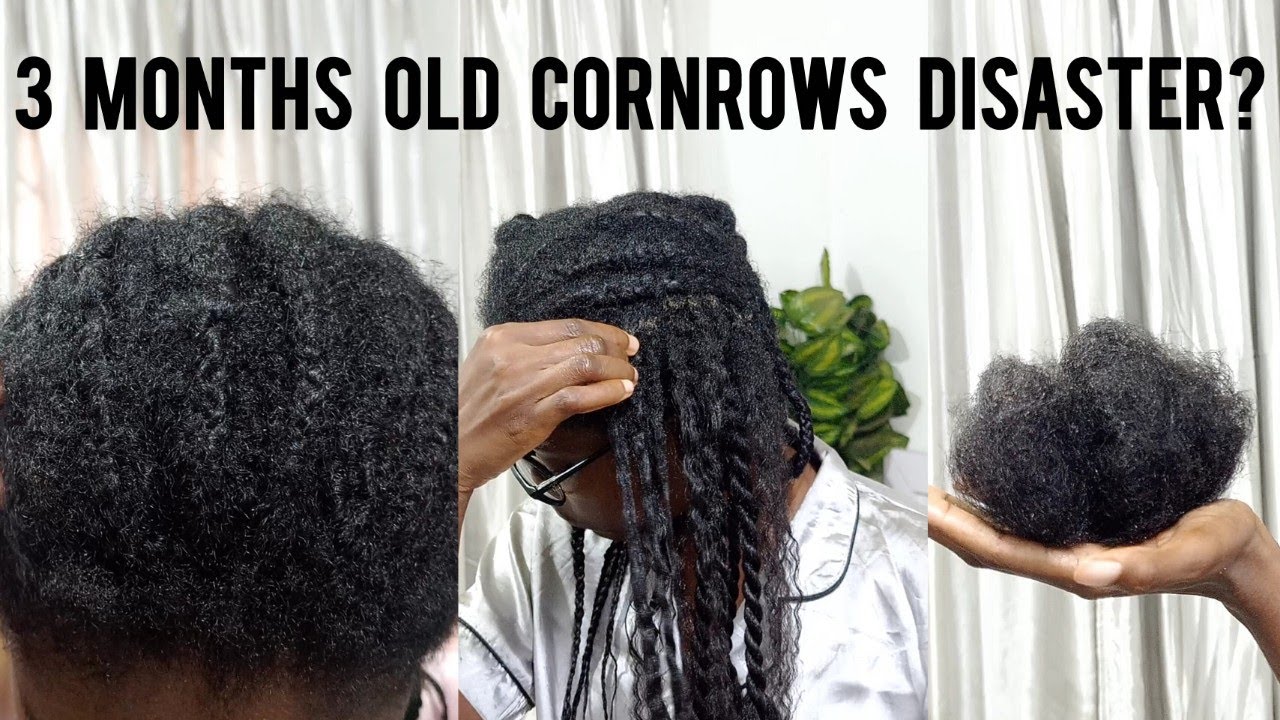 3 MONTHS OLD BRAIDS TAKEDOWN // HAIR GROWTH ROUTINE 
