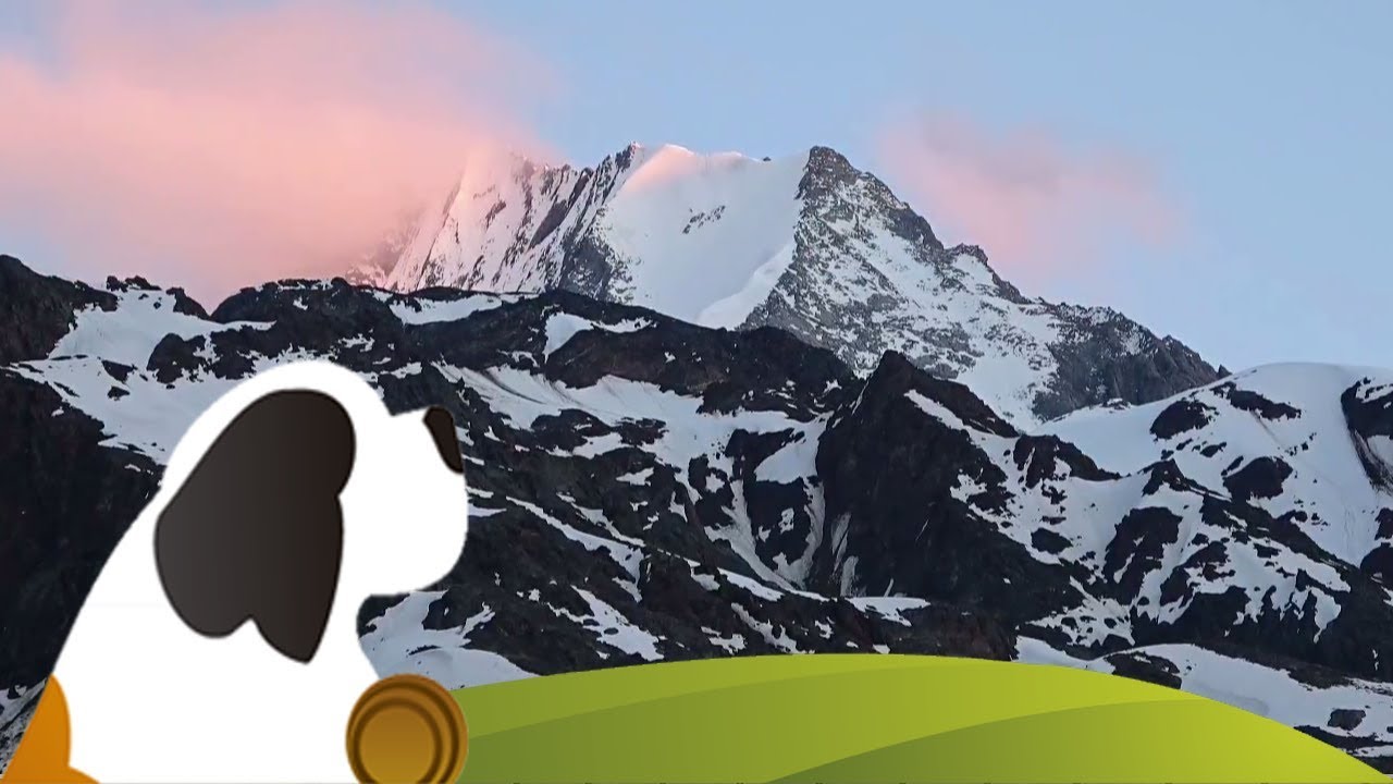 Das Bietschhorn von der Guggialp (Lötschental VS) aus gefilmt im Zeitraffer HD