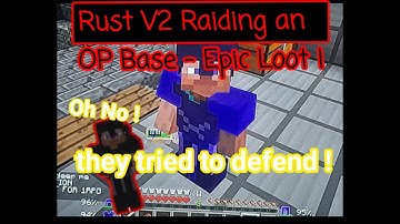 RUST V2 Faction SHIVKA Raiding a 3 man base - OP PARTS