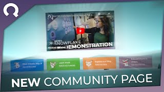 Community page overhaul on Snowflake.live