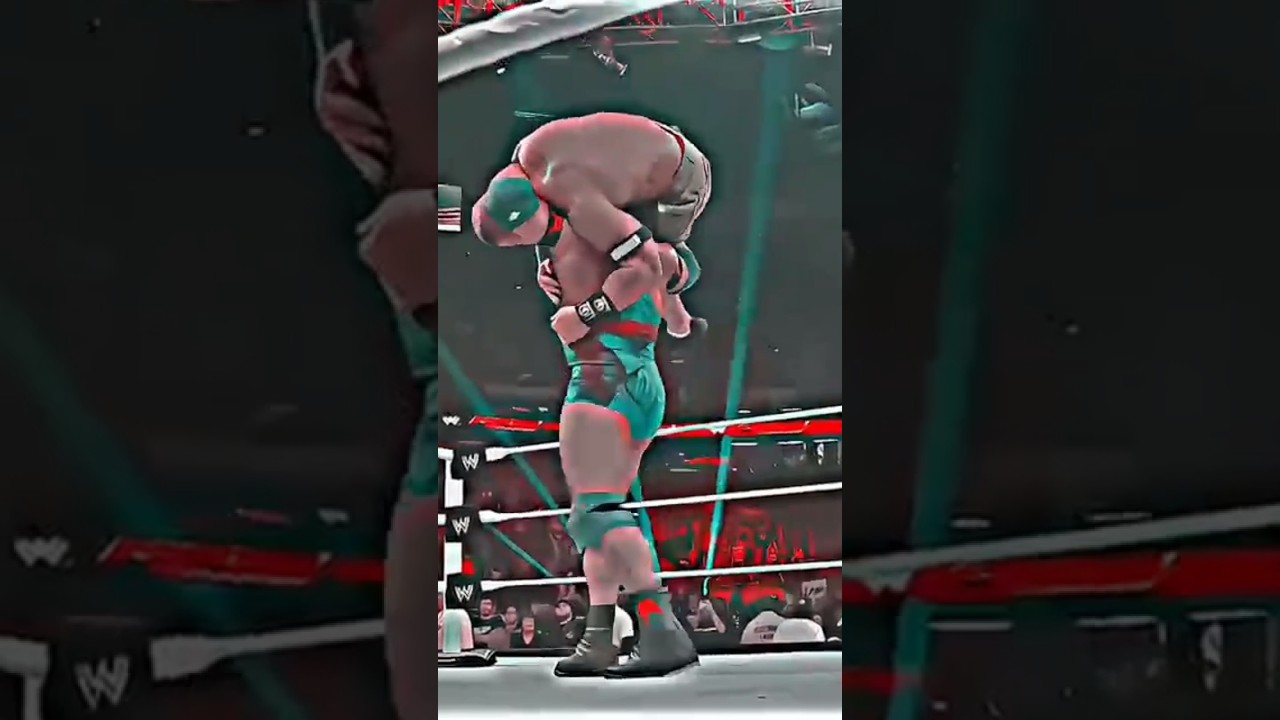 "💥 You can't see him, but you can’t miss this moment! John Cena dominates the ring once again! 