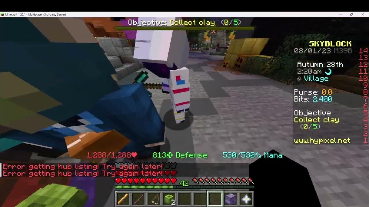 hypixel skyblock may be down somewhat YouTube