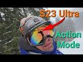 S23 Ultra Testing Stabilization - Skiing Down.