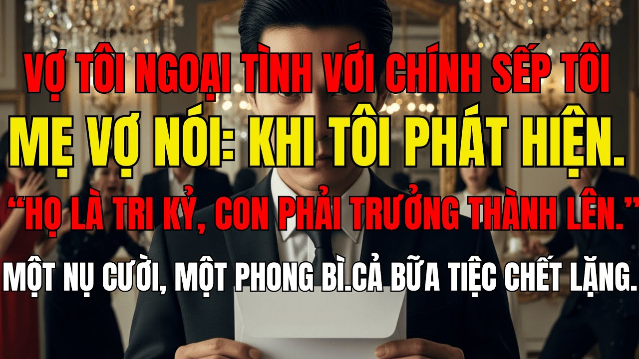 Khi Cả Nhà Vợ Giúp Cô Ấy Ngoại Tình Và Họ Bảo Tôi  'TRƯỞNG THÀNH LÊN'
