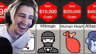 xQc Reacts to Price Comparison: Dark Web \& Gaming | xQcOW