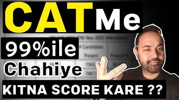 CAT Target Score | How many questions to attempt in CAT | 99%ile Strategy