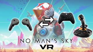 How to swap to Xbox or HOTAS controllers in No Man's Sky VR