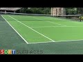 Tennis Court Surfacing Rejuvenation in Newcastle, Tyne & Wear | Clean & Paint Job