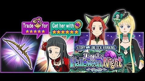 Sword Art Online Memory Defrag - Dazzling Halloween Night Part 2 Event Full Story