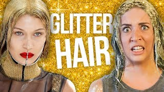 Full Head of Glitter CHALLENGE (Beauty Break)